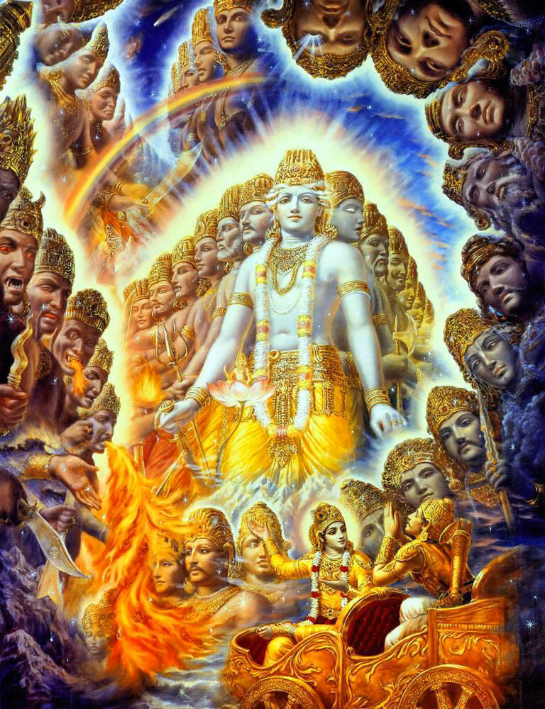 Cosmic Krishna representing the God archetype