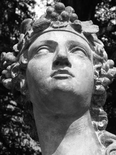 Bust of Dionysus sculpture